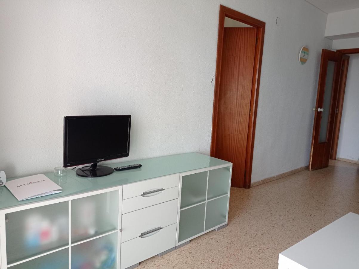 Apartamentos Bonaire 1ª Linea Wifi Solo Familias Serviplaya Gandía Eksteriør bilde