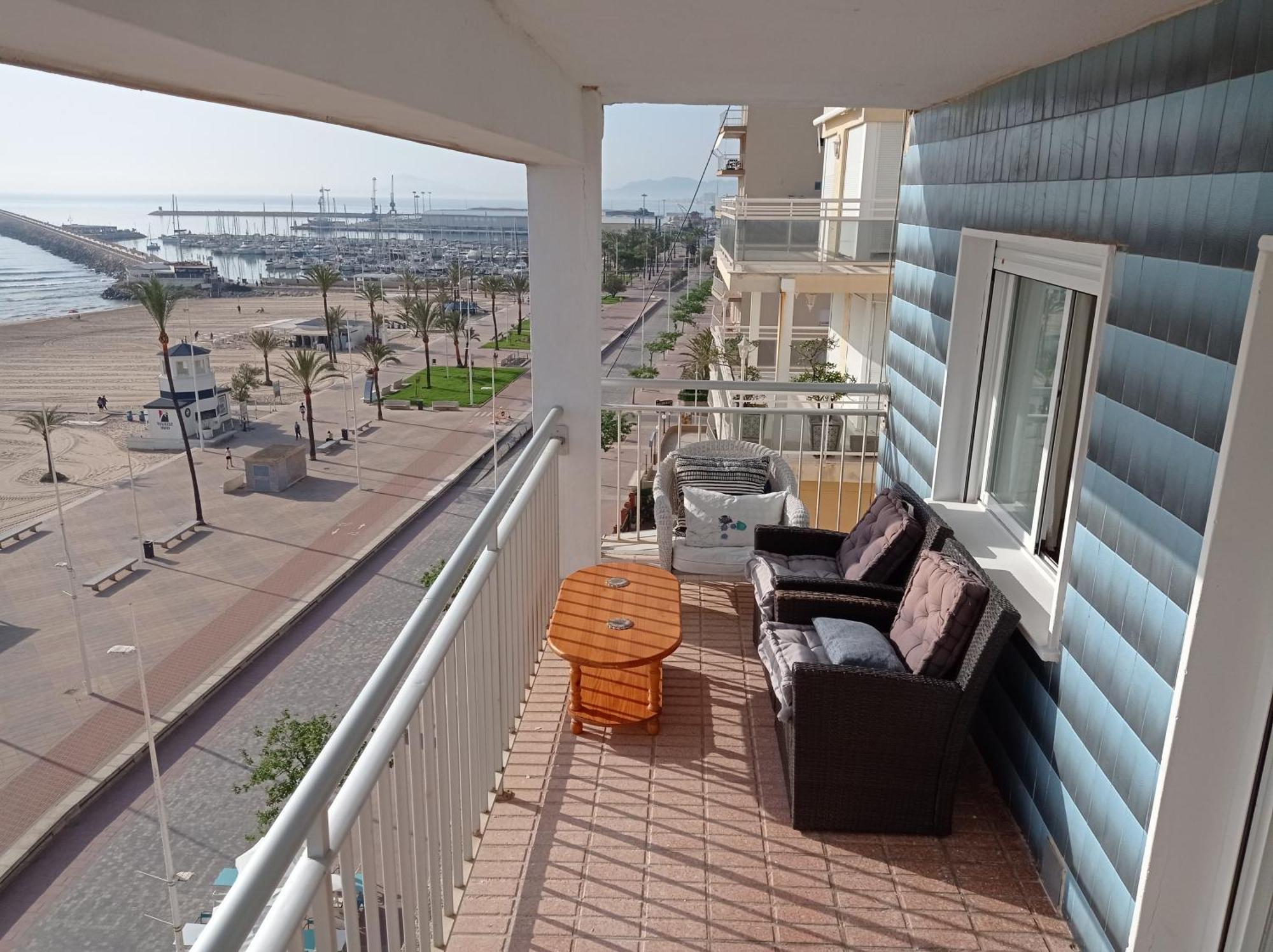 Apartamentos Bonaire 1ª Linea Wifi Solo Familias Serviplaya Gandía Eksteriør bilde