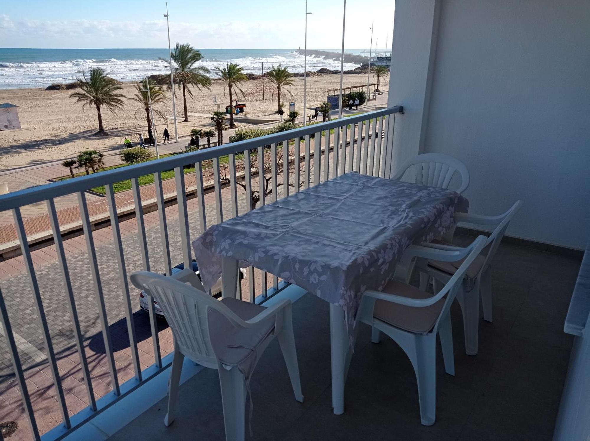 Apartamentos Bonaire 1ª Linea Wifi Solo Familias Serviplaya Gandía Rom bilde